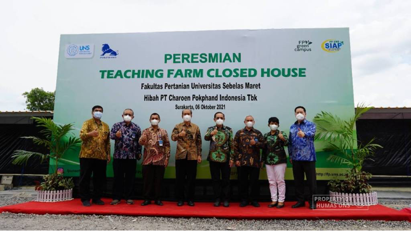 Faculty of Agriculte Sebelas Maret University Inaugurates Teaching Farm Closed House in Jatikuwung, Karanganyar